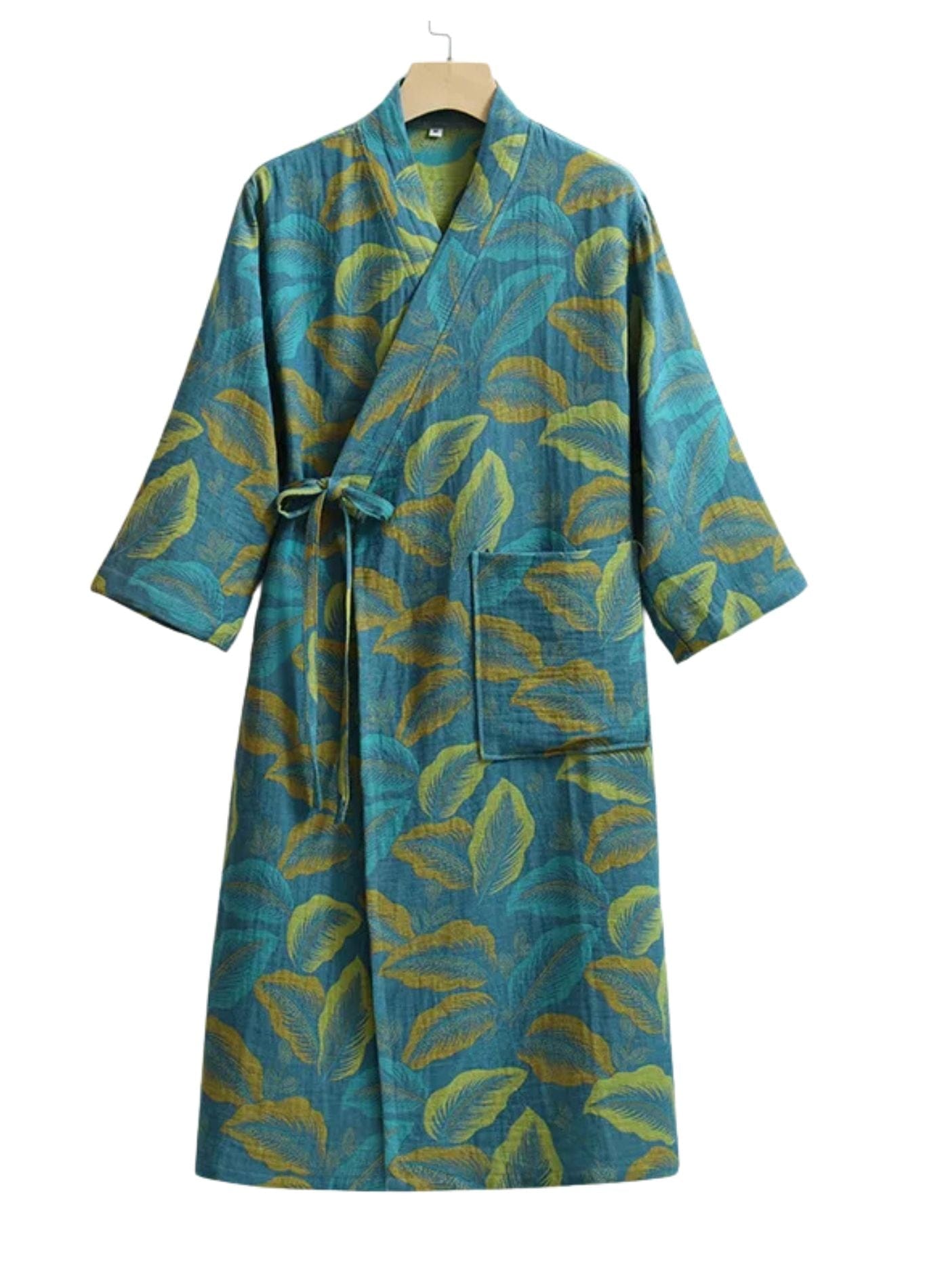 kimono turquoise élégant