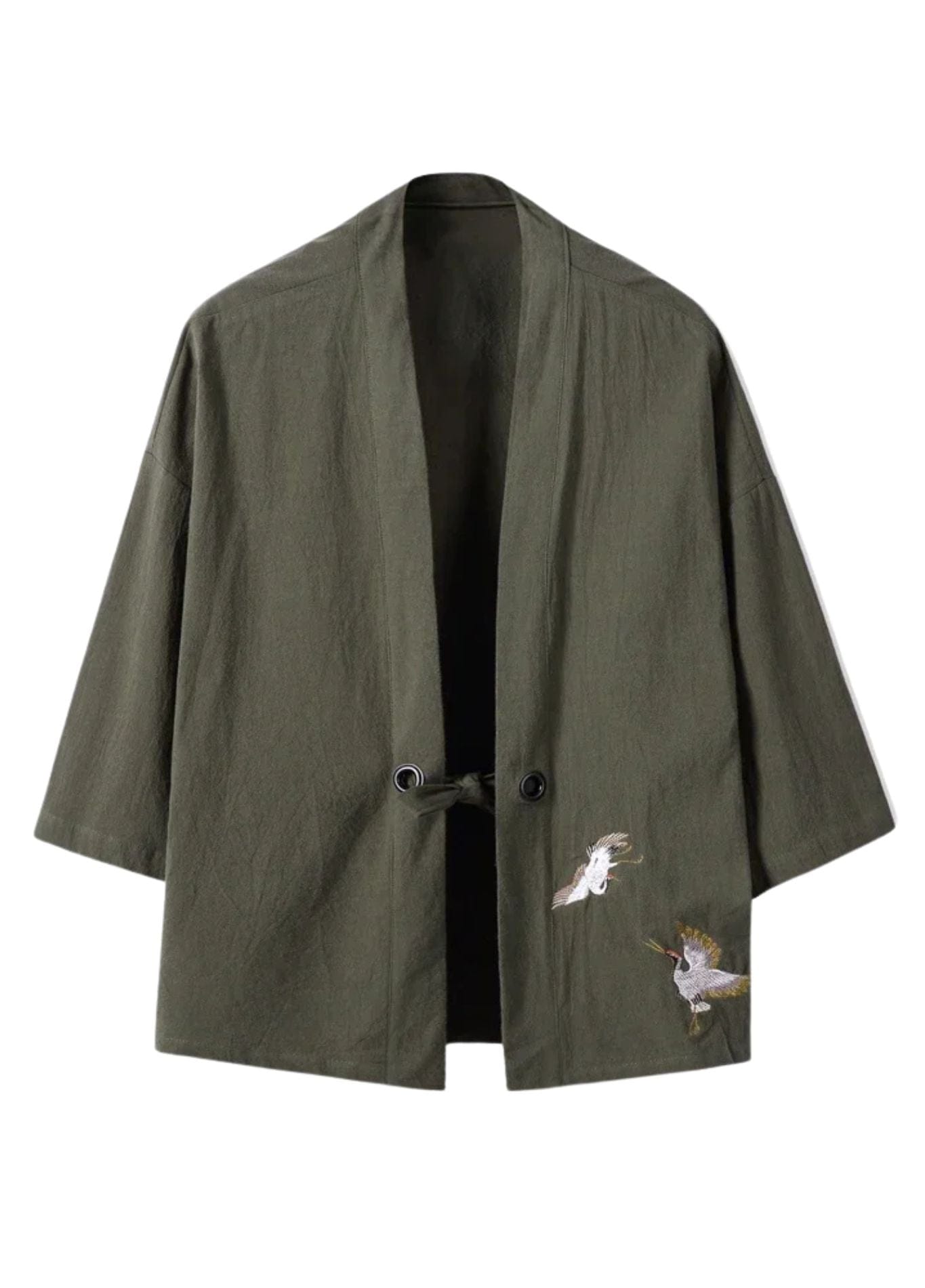 kimono vert kaki élégant