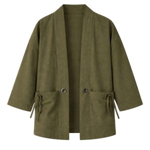 kimono vert olive