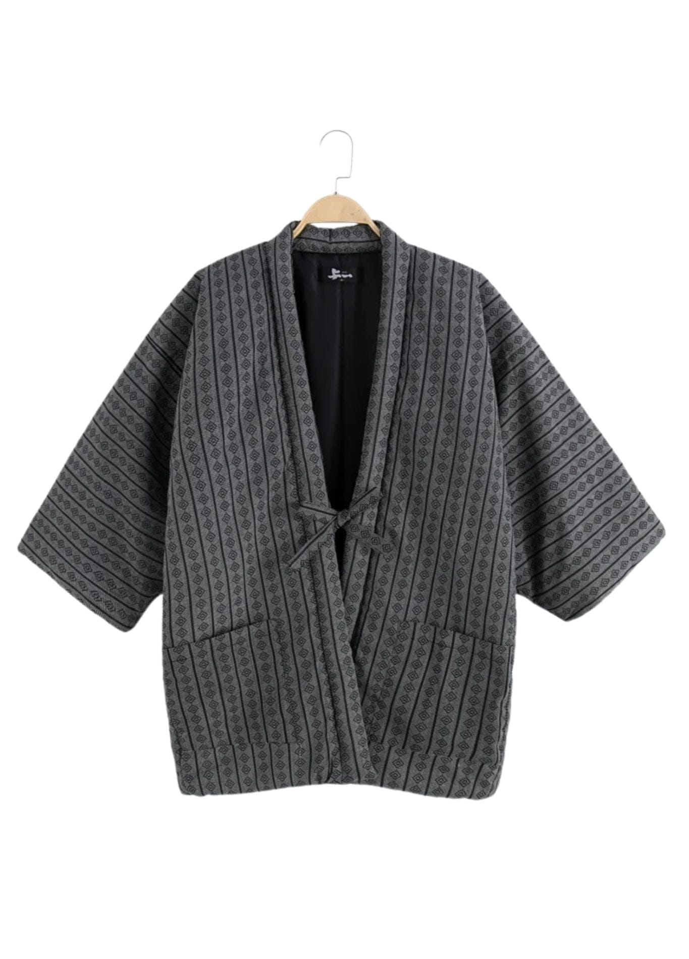 kimono noir élégant