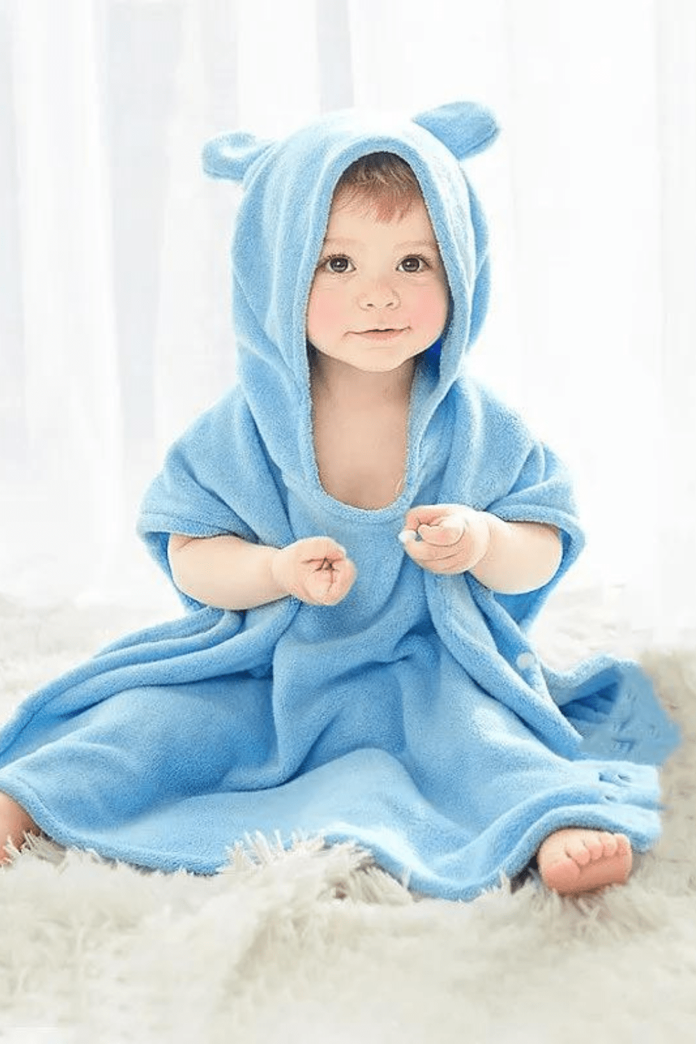 peignoir bébé fille