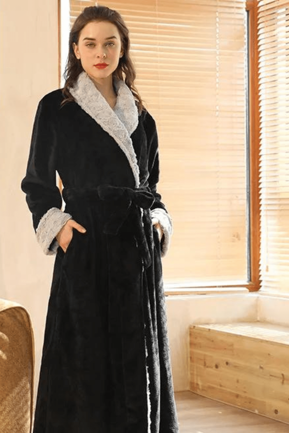 peignoir femme mode chic