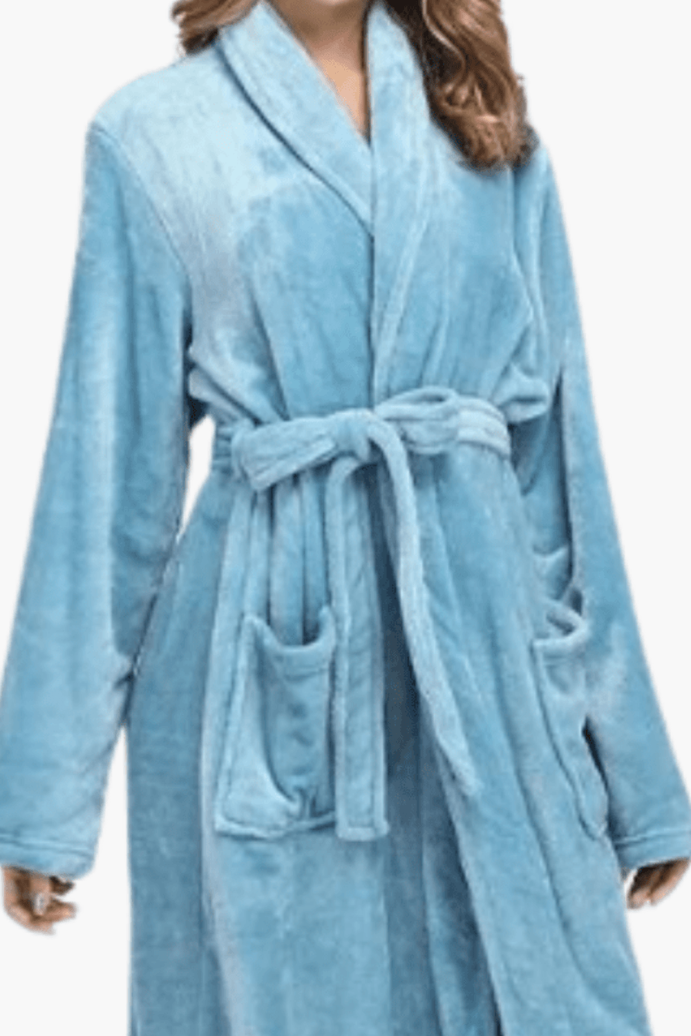peignoir doux coton