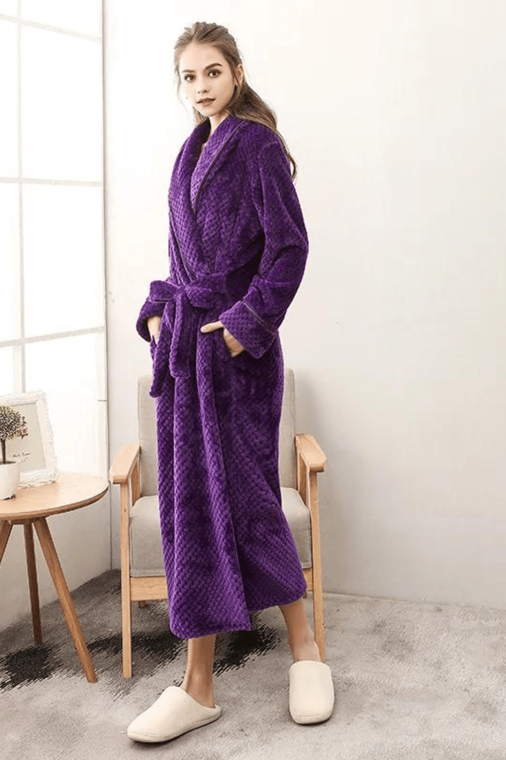 peignoir absorbant femme