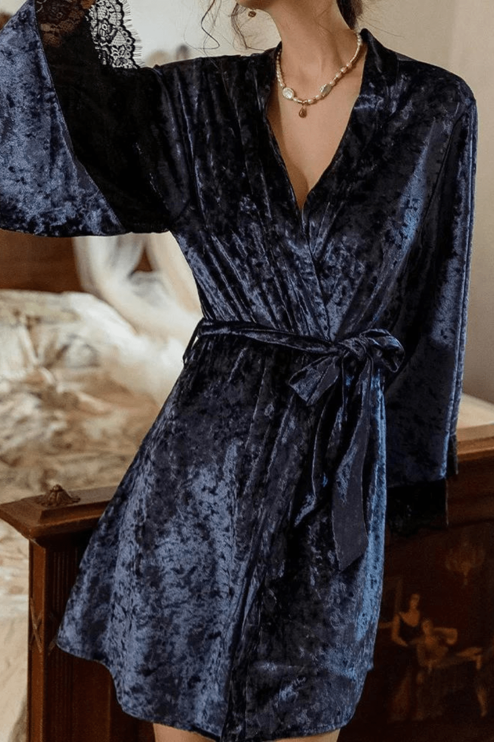 peignoir bain femme élégant