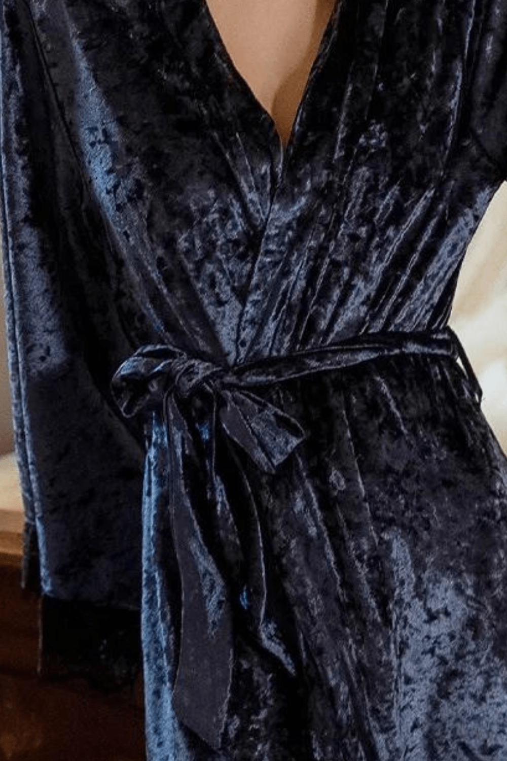 peignoir court femme luxe