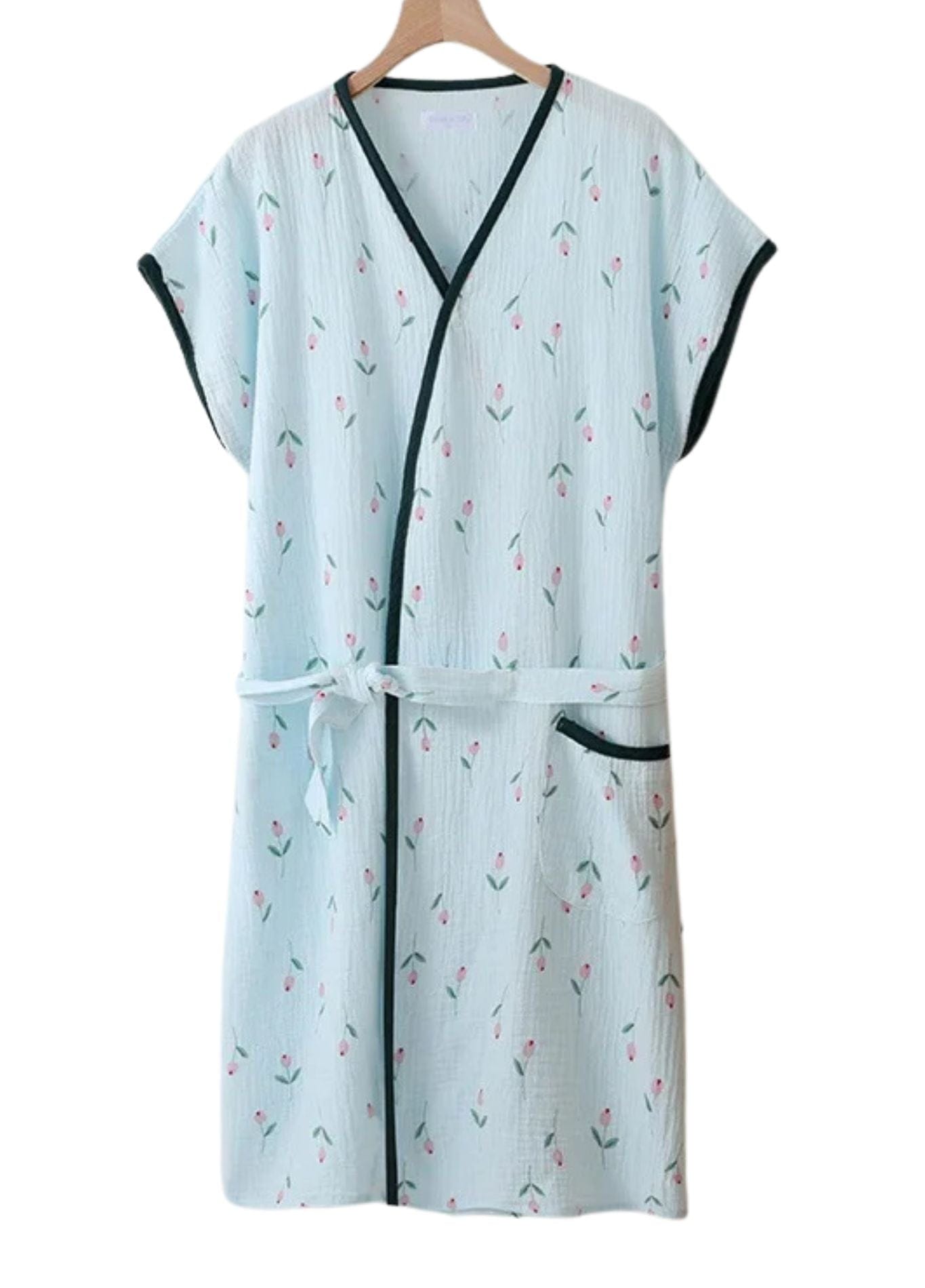 peignoir coton femme