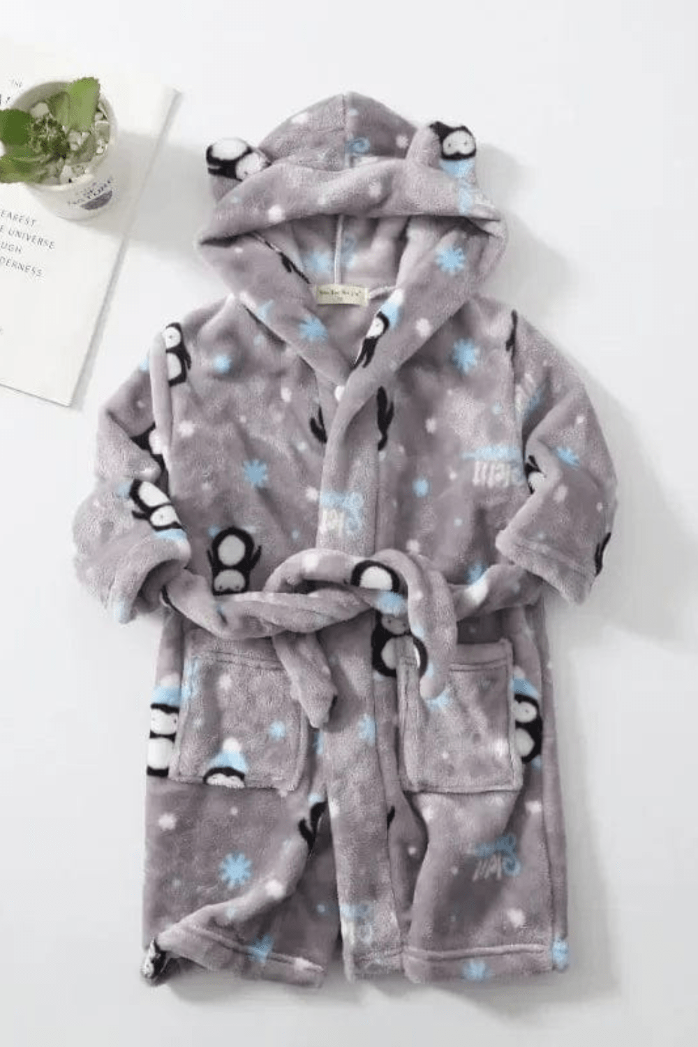 peignoir enfant confortable