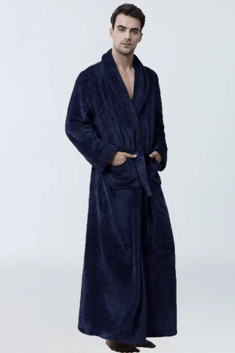 confort peignoir bain coton homme