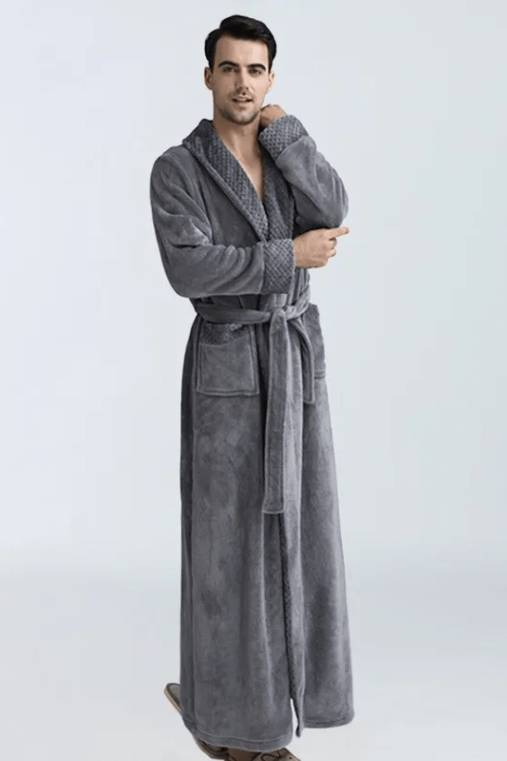peignoir homme coton luxe