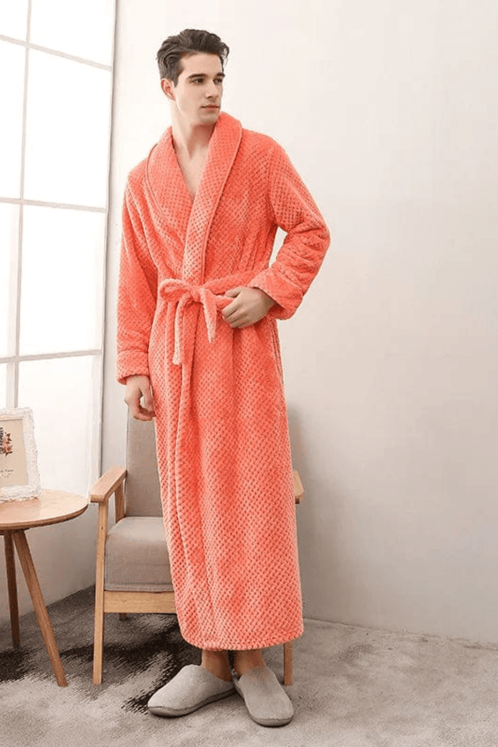 peignoir homme moderne
