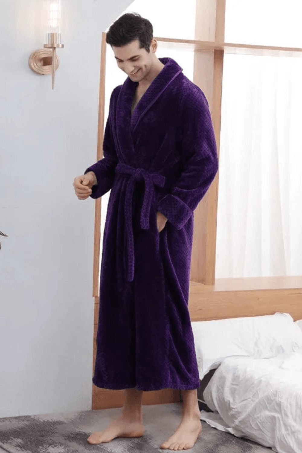 peignoir homme relax
