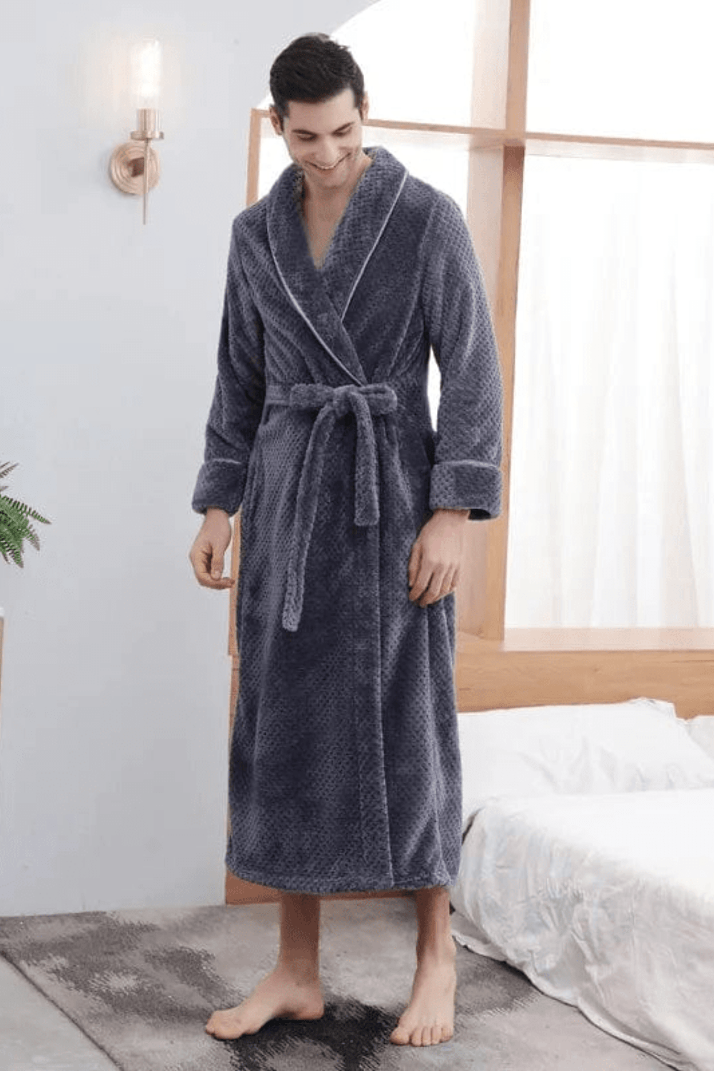 peignoir homme luxe