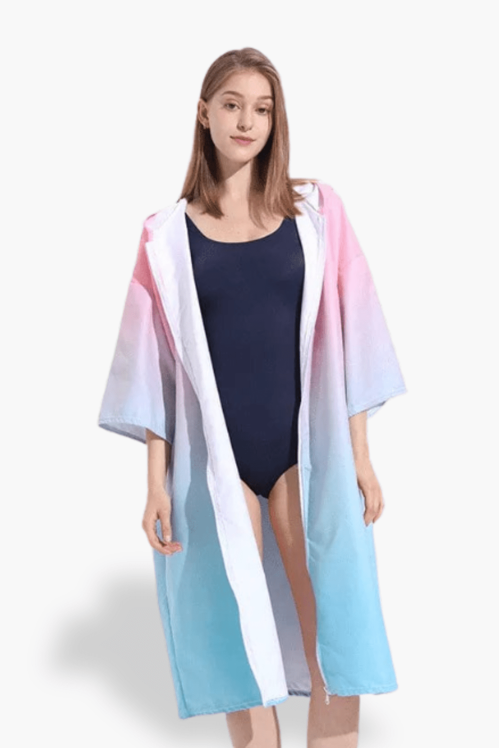 peignoir plage femme