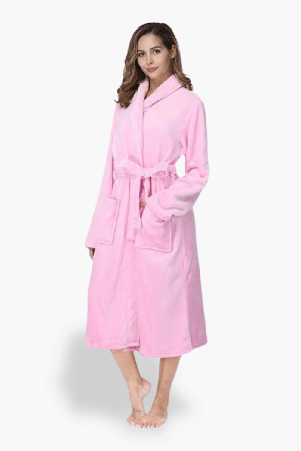 peignoir plaid doux