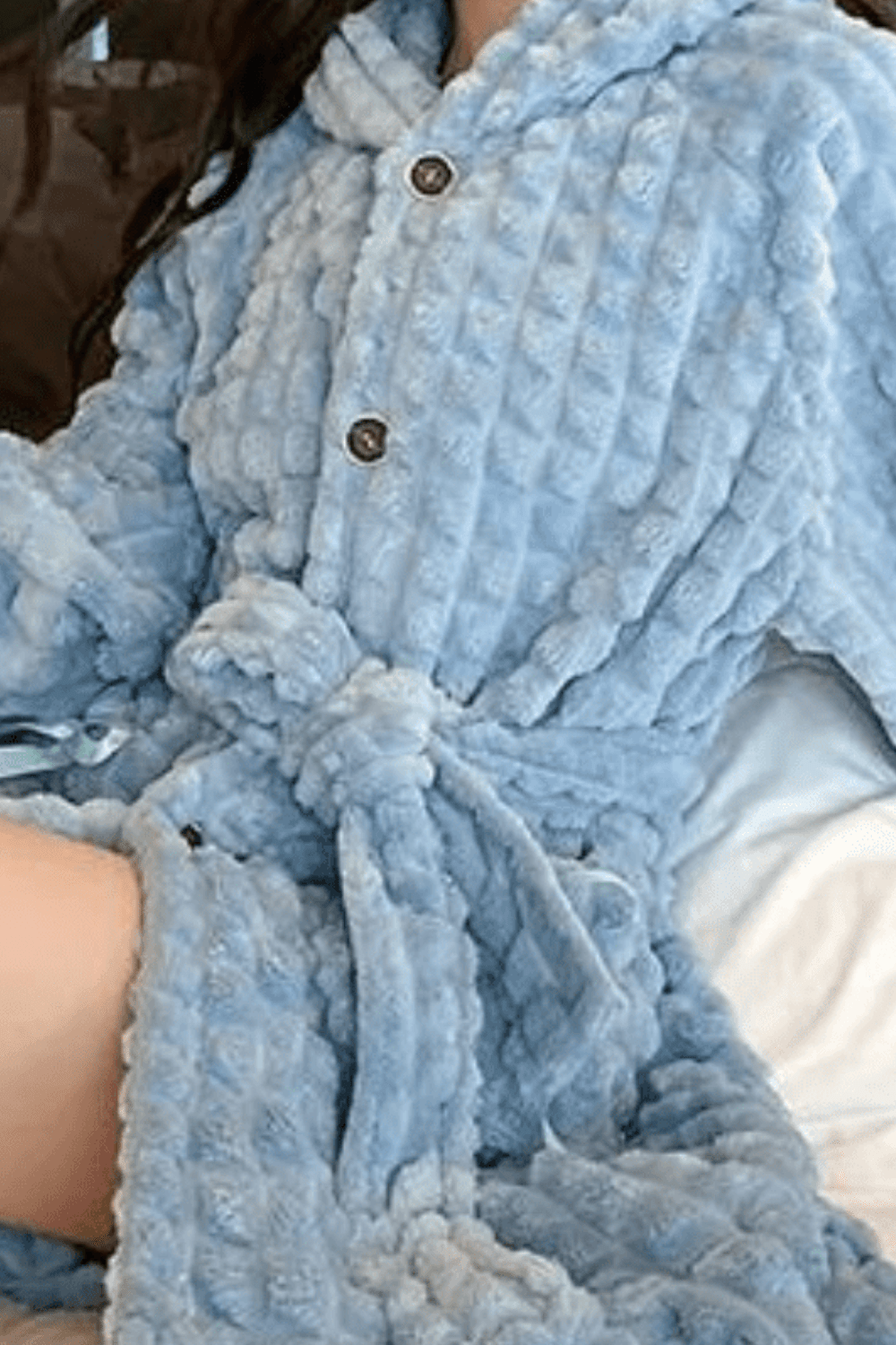 peignoir élégant et confort