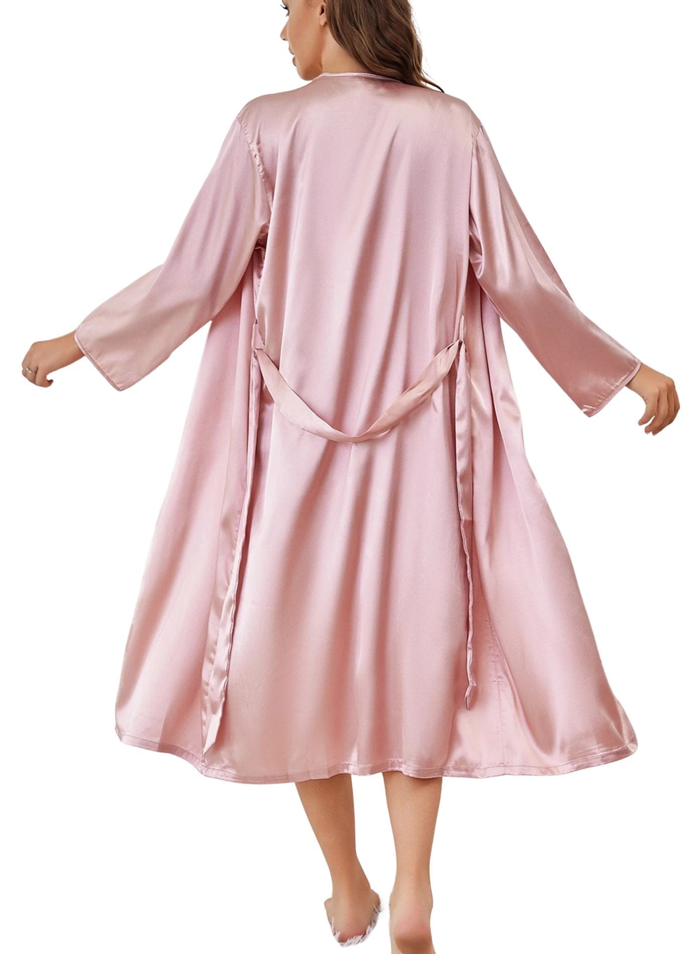 toucher doux peignoir femme