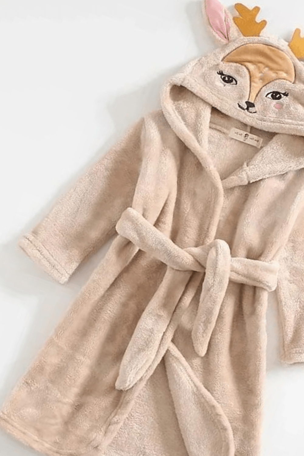 peignoir avec motif cerf