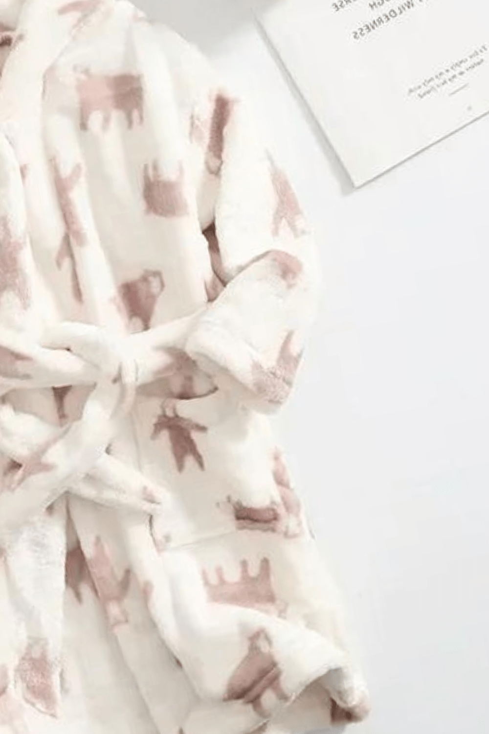 peignoir enfant coton