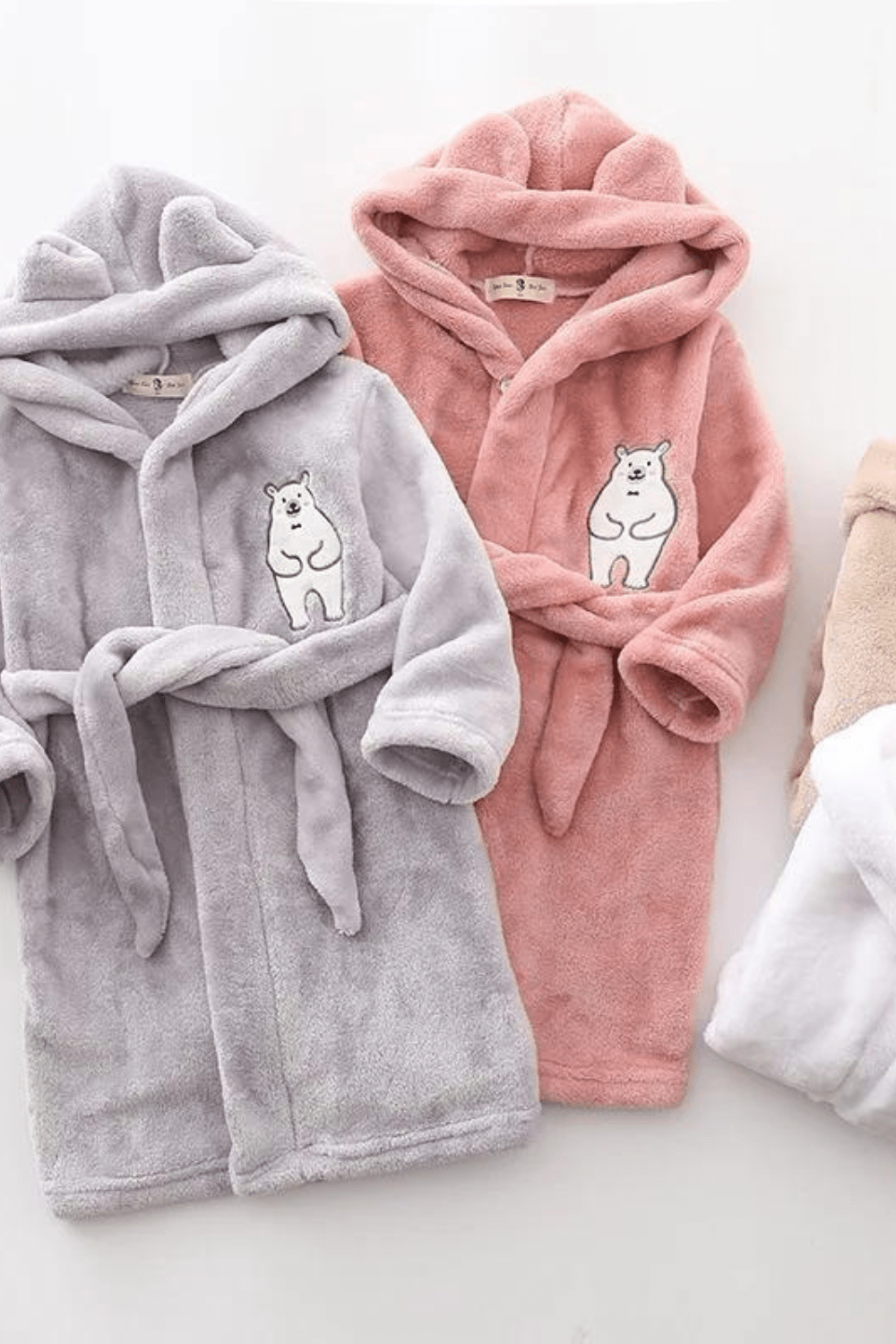confort du peignoir enfant