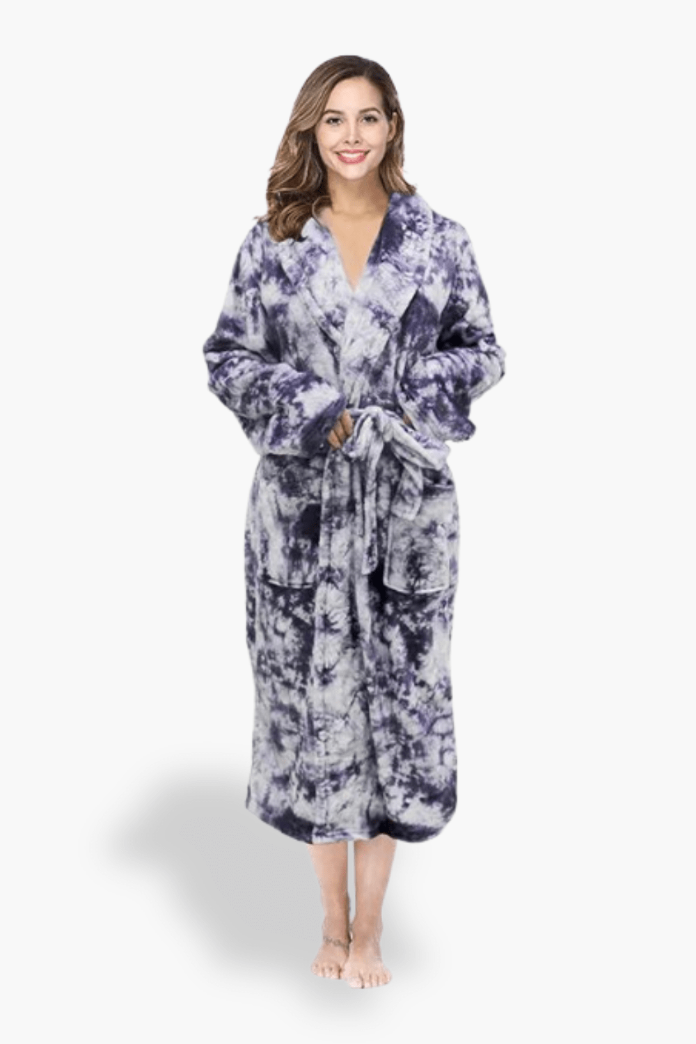détente avec peignoir femme chaud