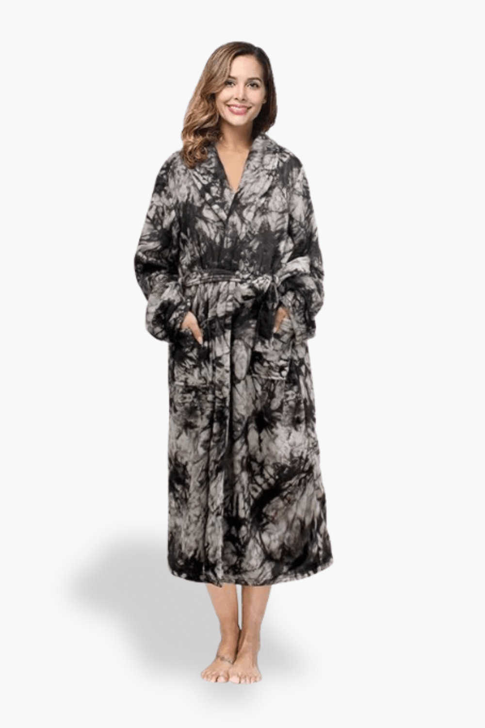 éclat du peignoir chaud femme