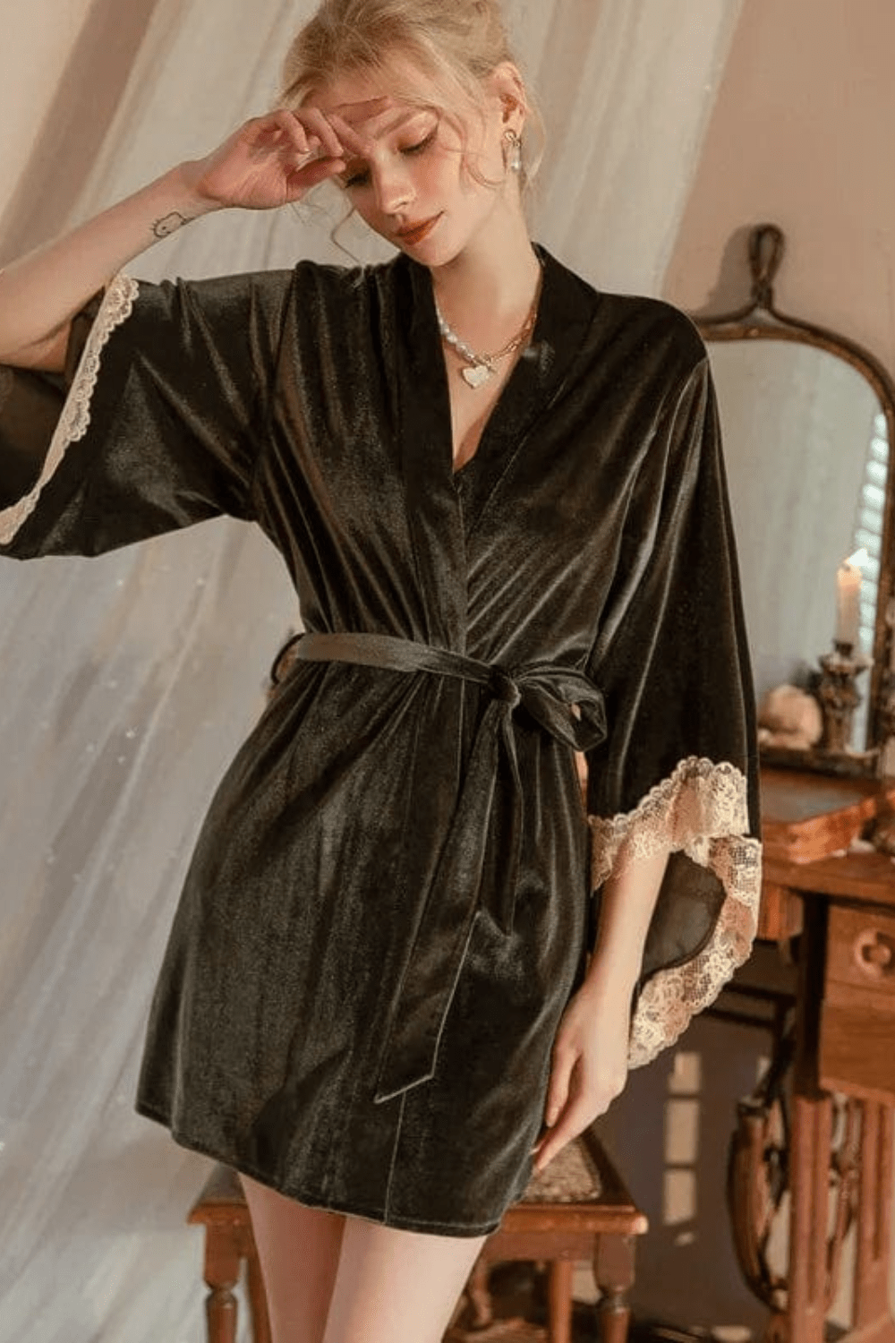 peignoir confort femme