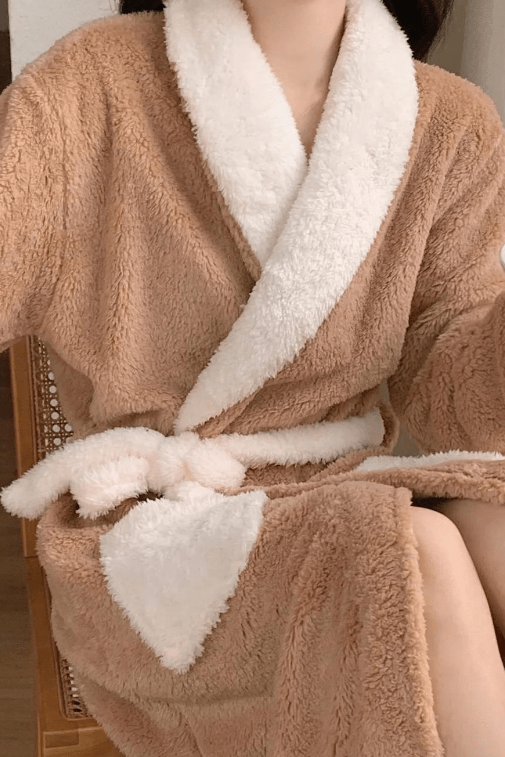 peignoir élégant hiver