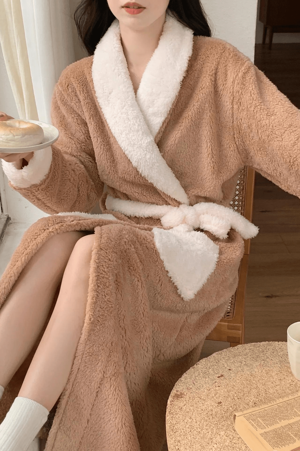 peignoir femme confort