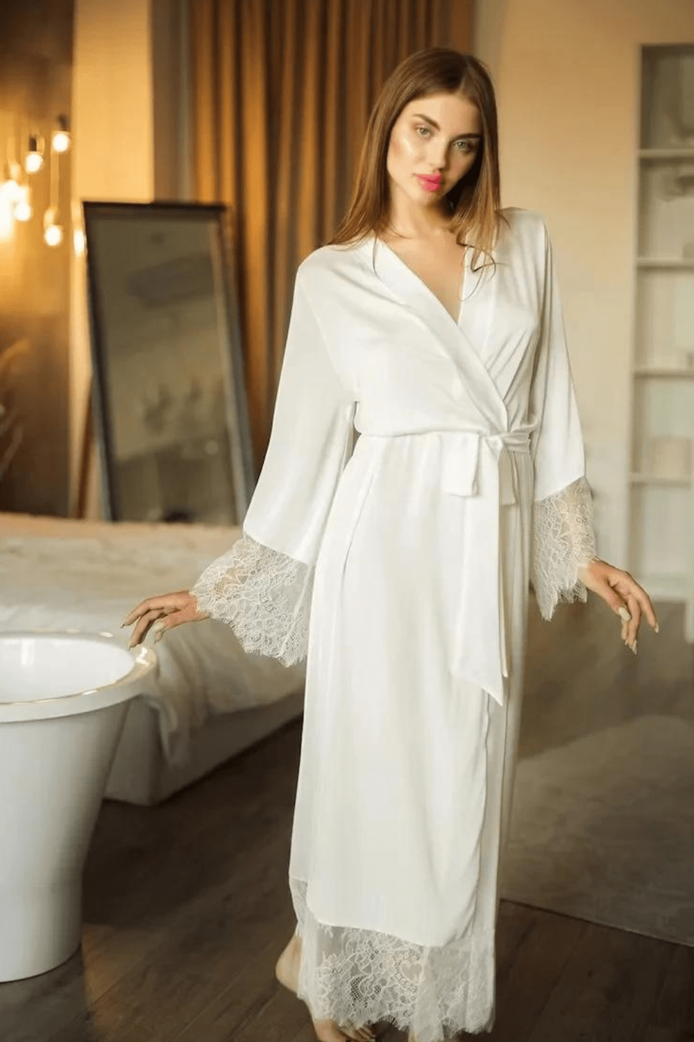 robe de chambre nuptiale