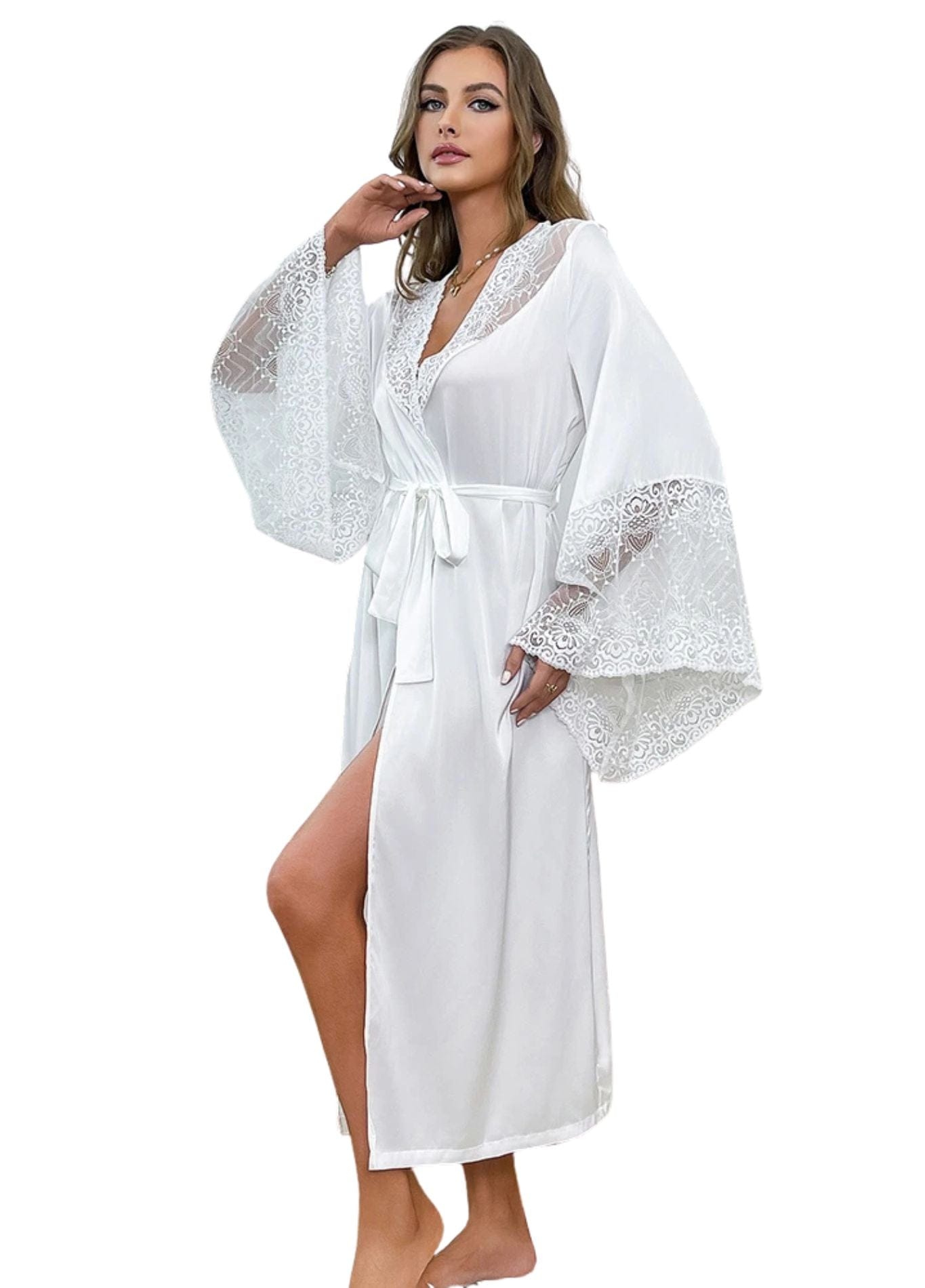 peignoir élégant femme