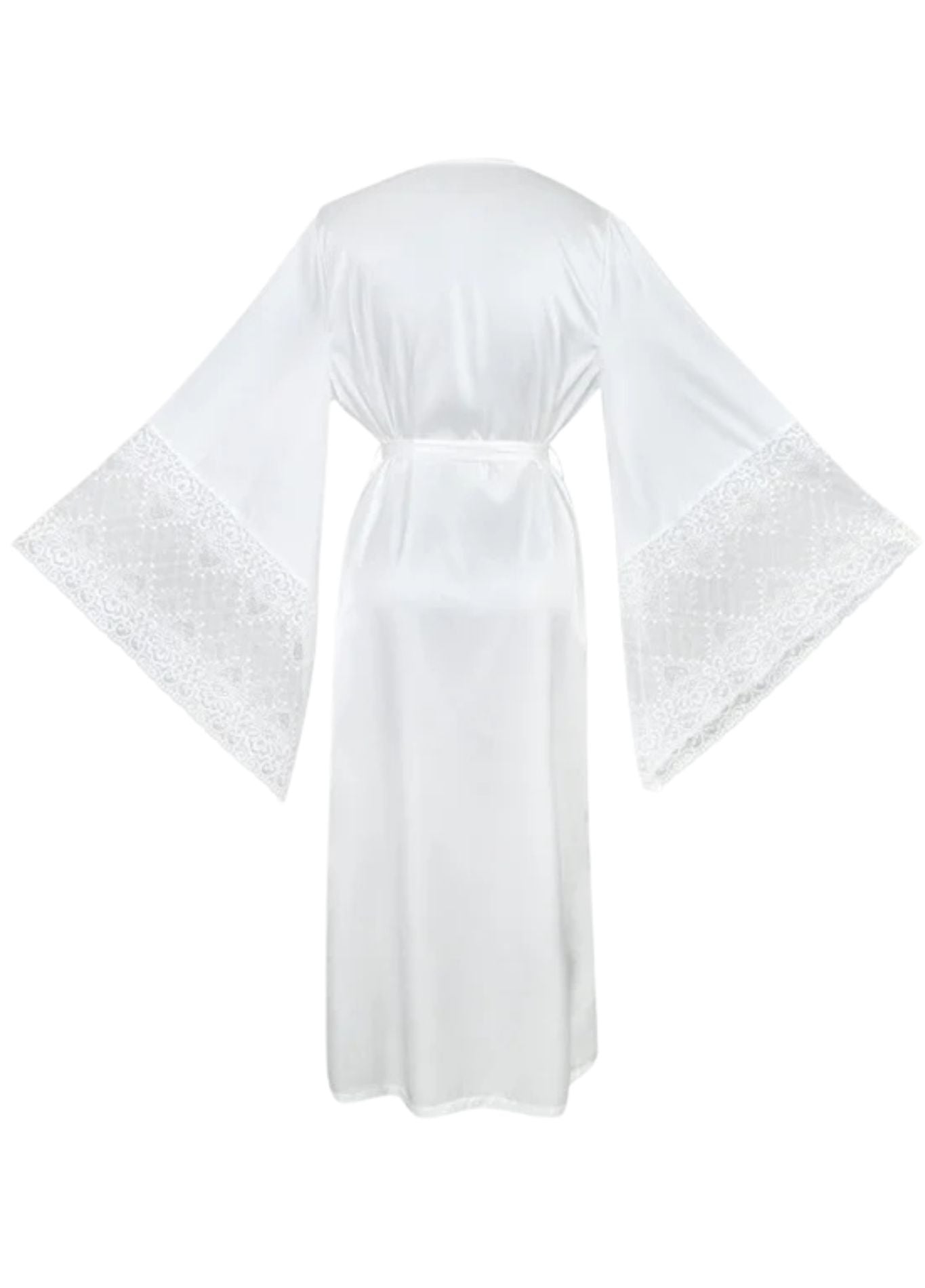 peignoir blanc minimaliste