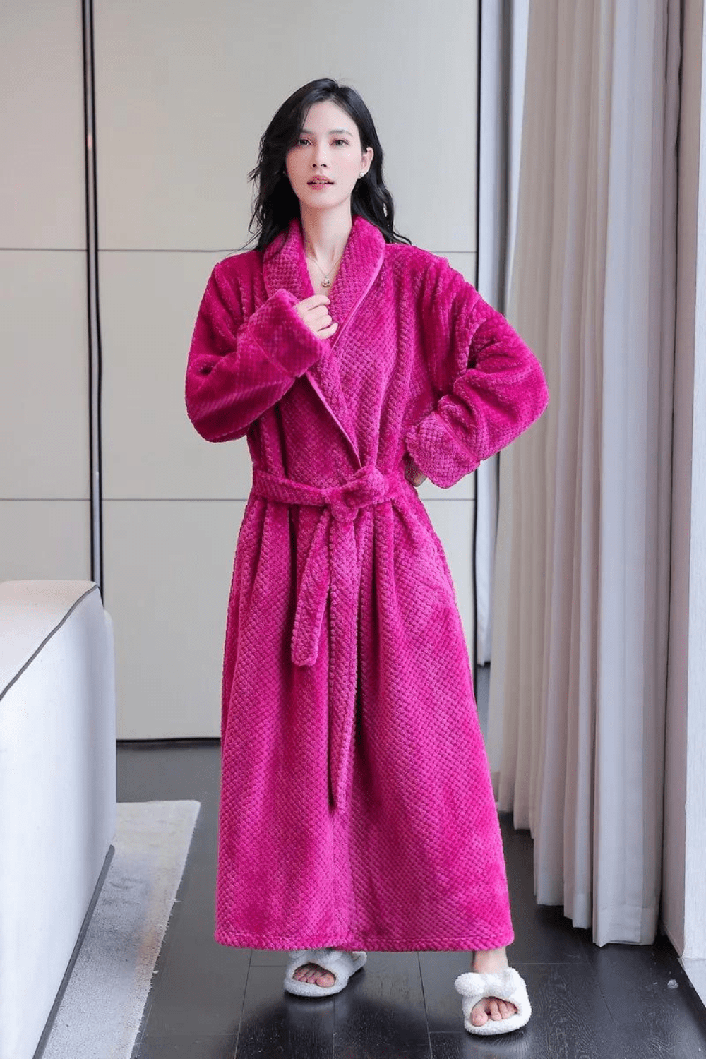 peignoir confortable pour femme