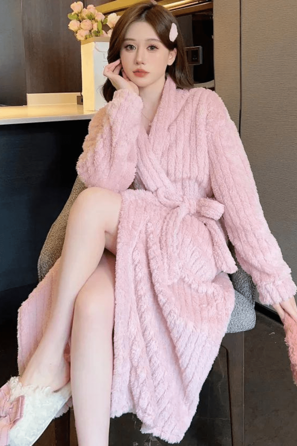 peignoir confortable