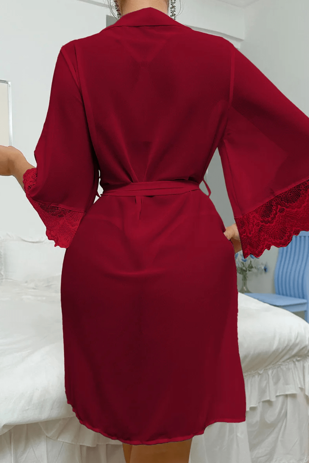 peignoir transparent moderne