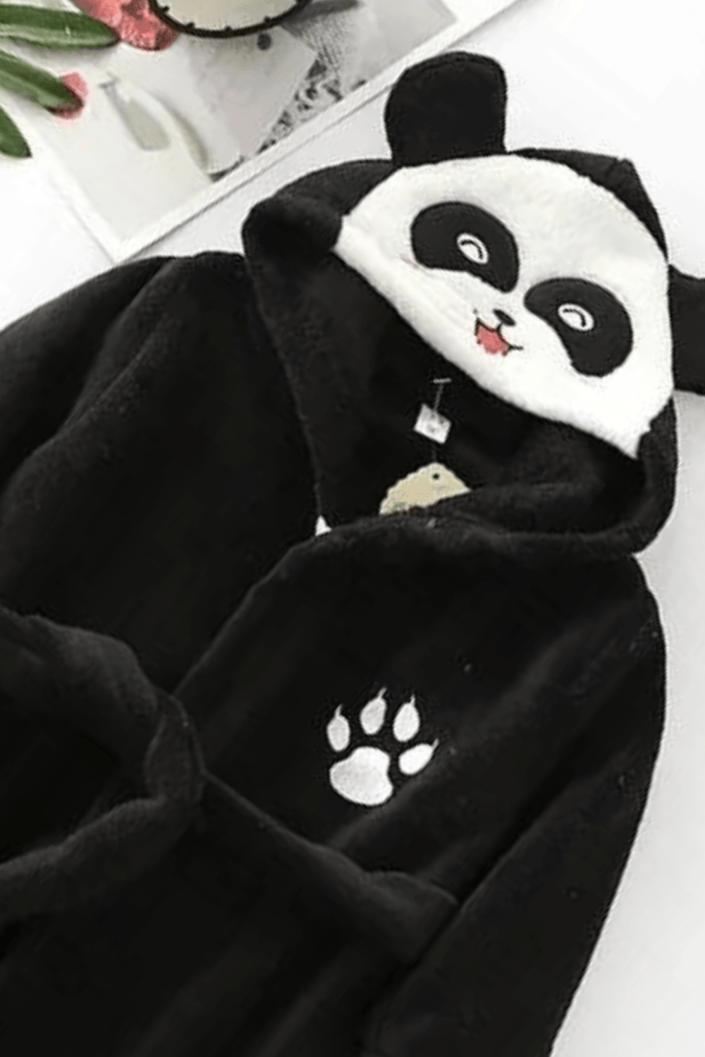 motif panda peignoir