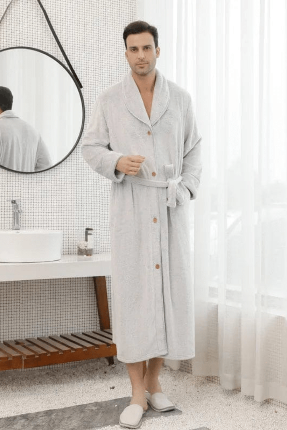 peignoir adulte élégant