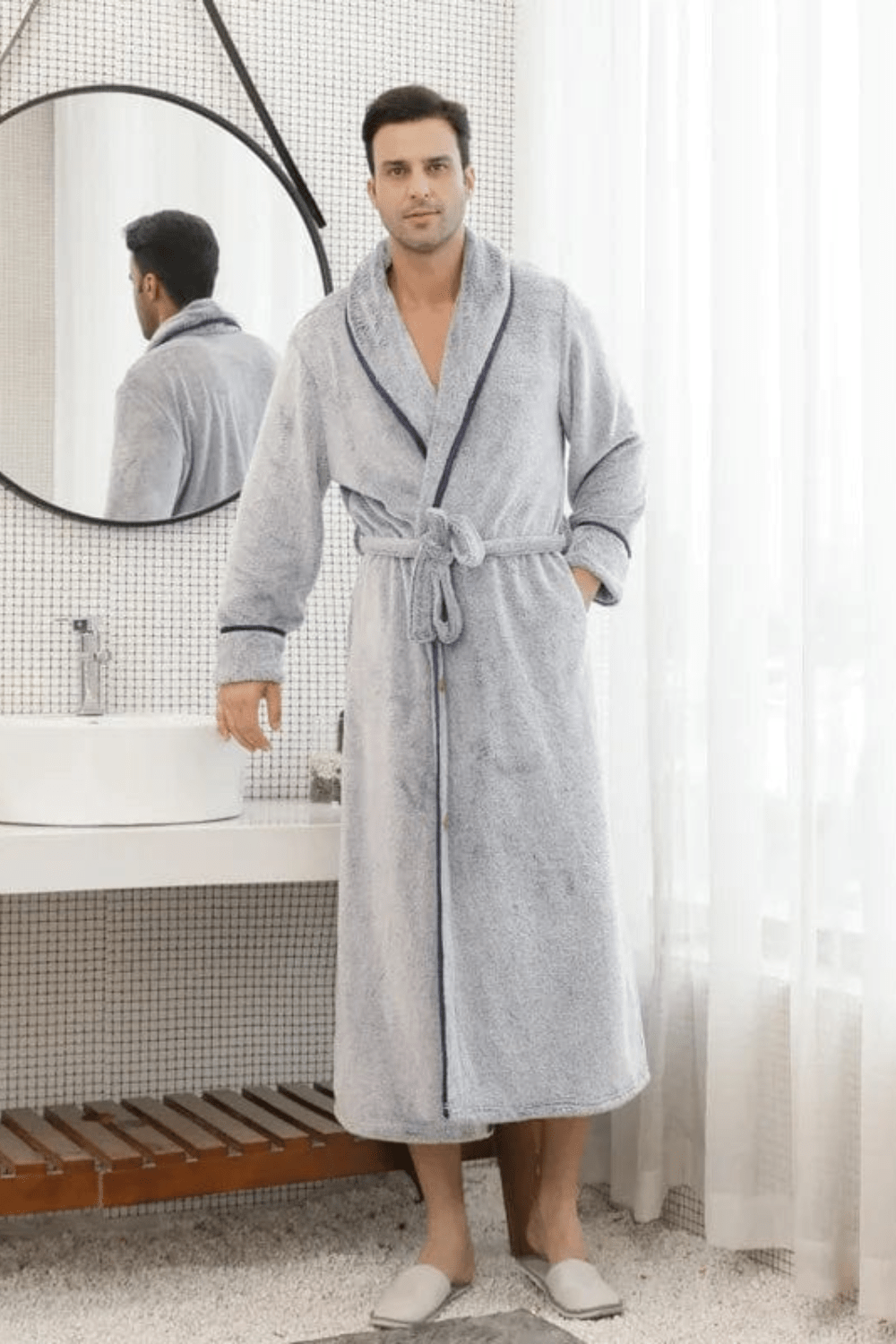 peignoir luxe homme