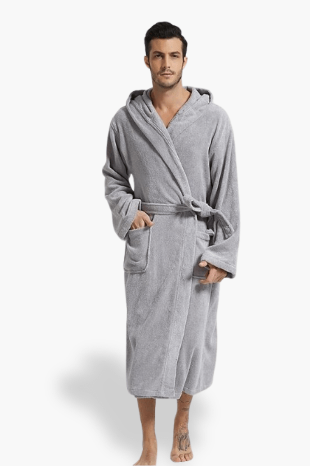 peignoir homme polaire
