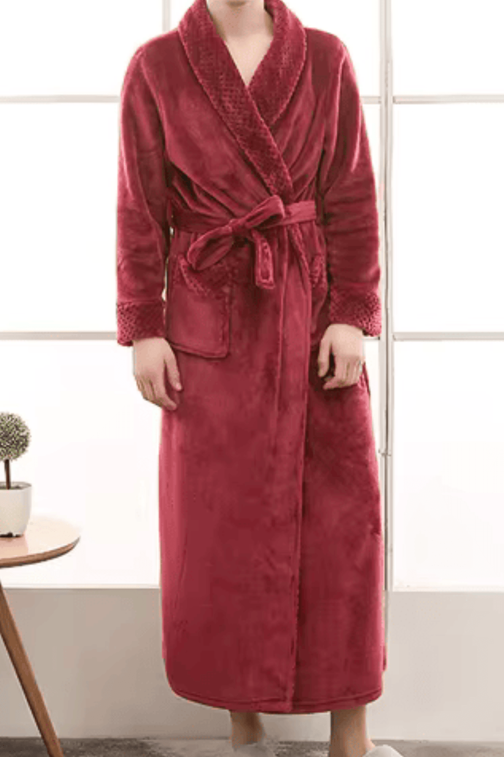 peignoir luxueux homme