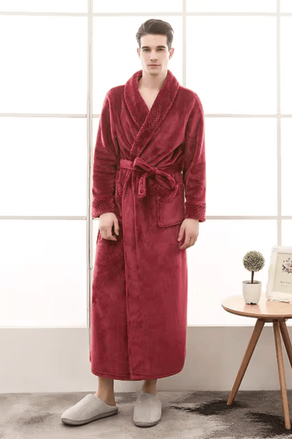 peignoir homme chaud