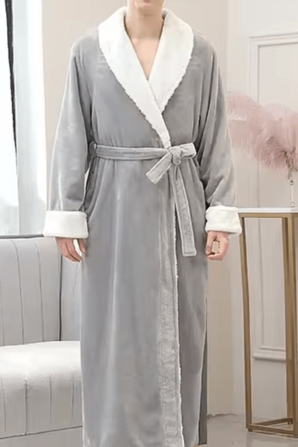 peignoir douche absorbant