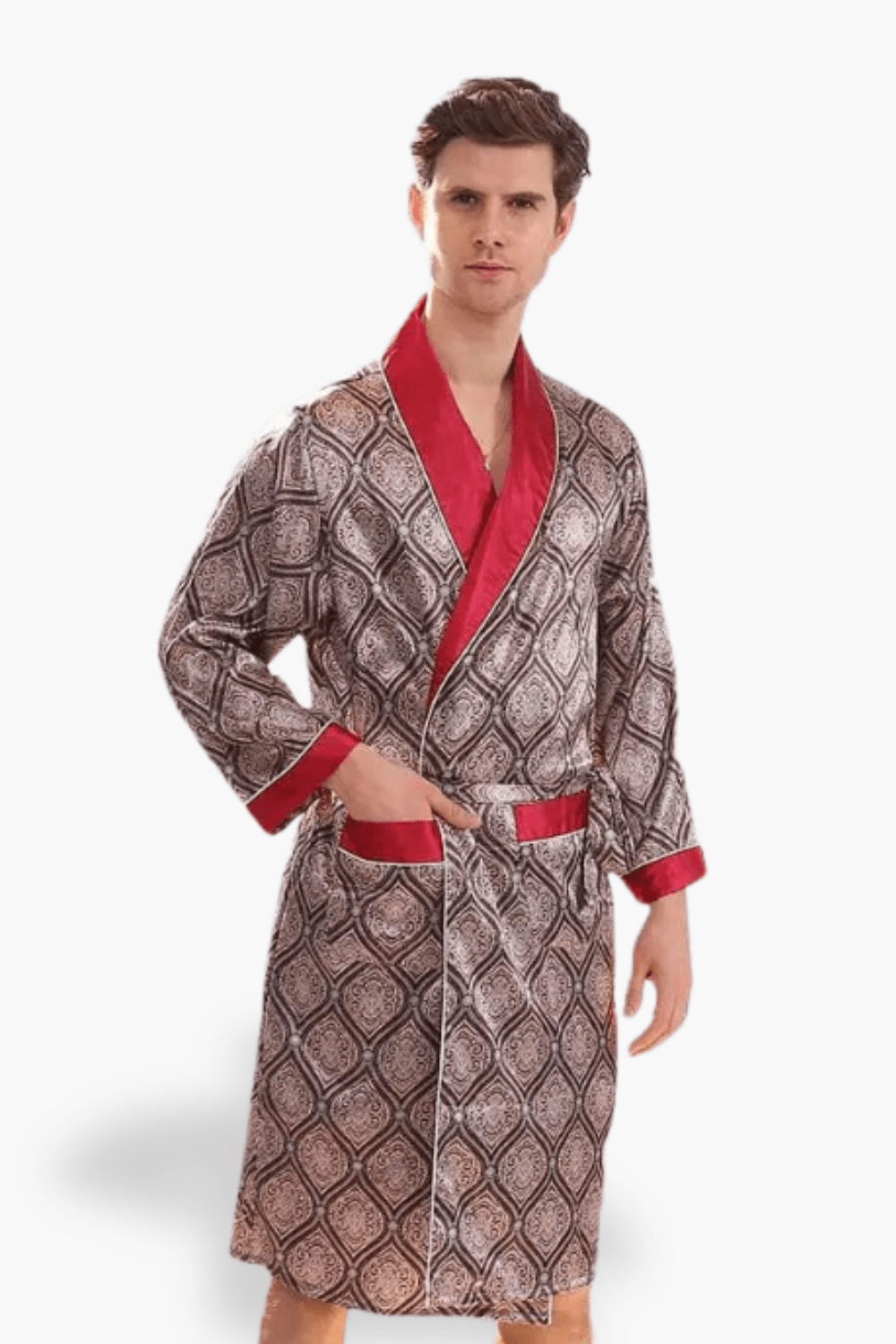 peignoir homme XL bleu