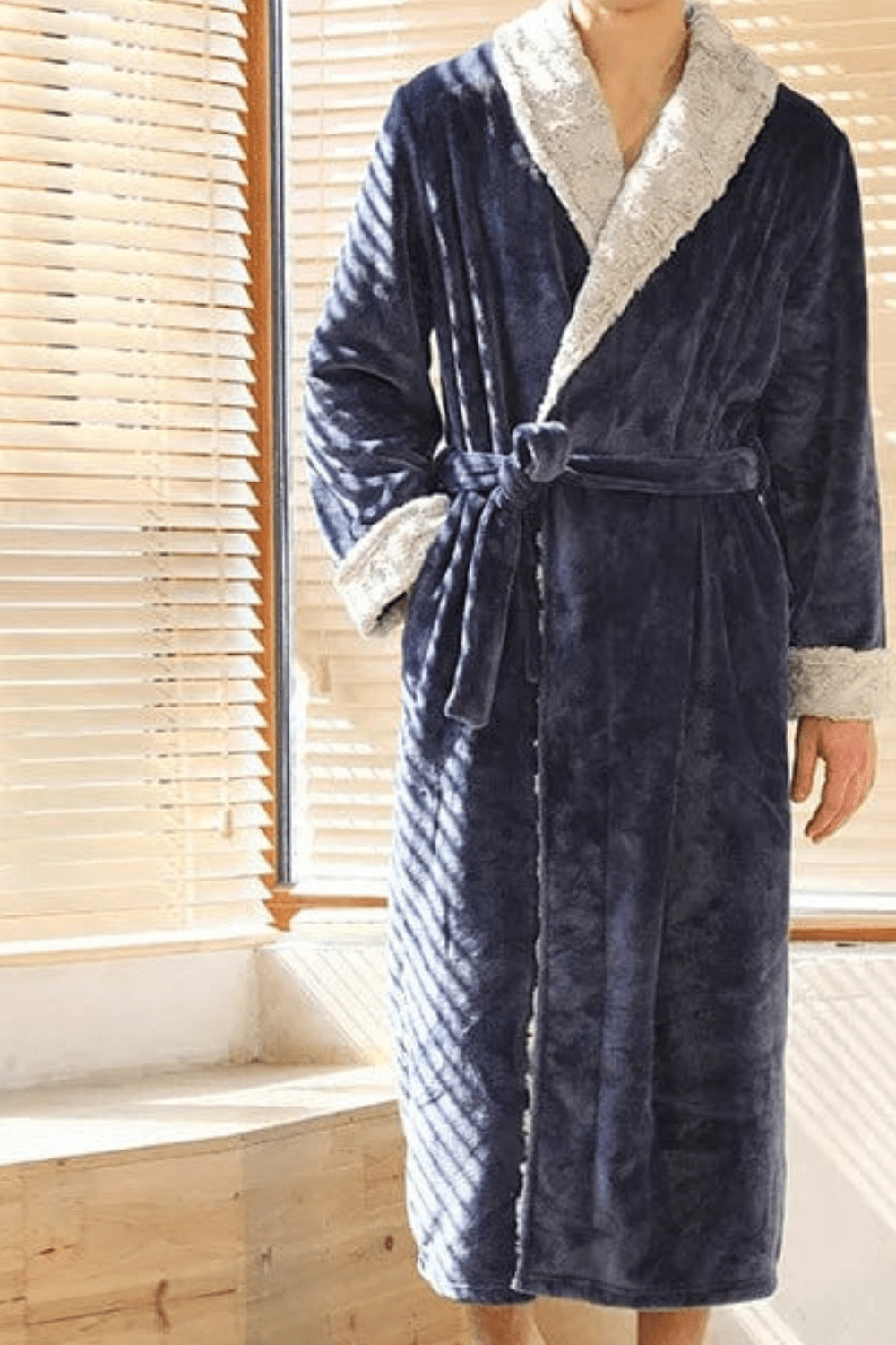 peignoir coton homme