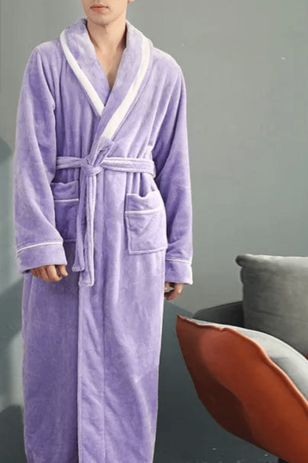 peignoir confortable homme