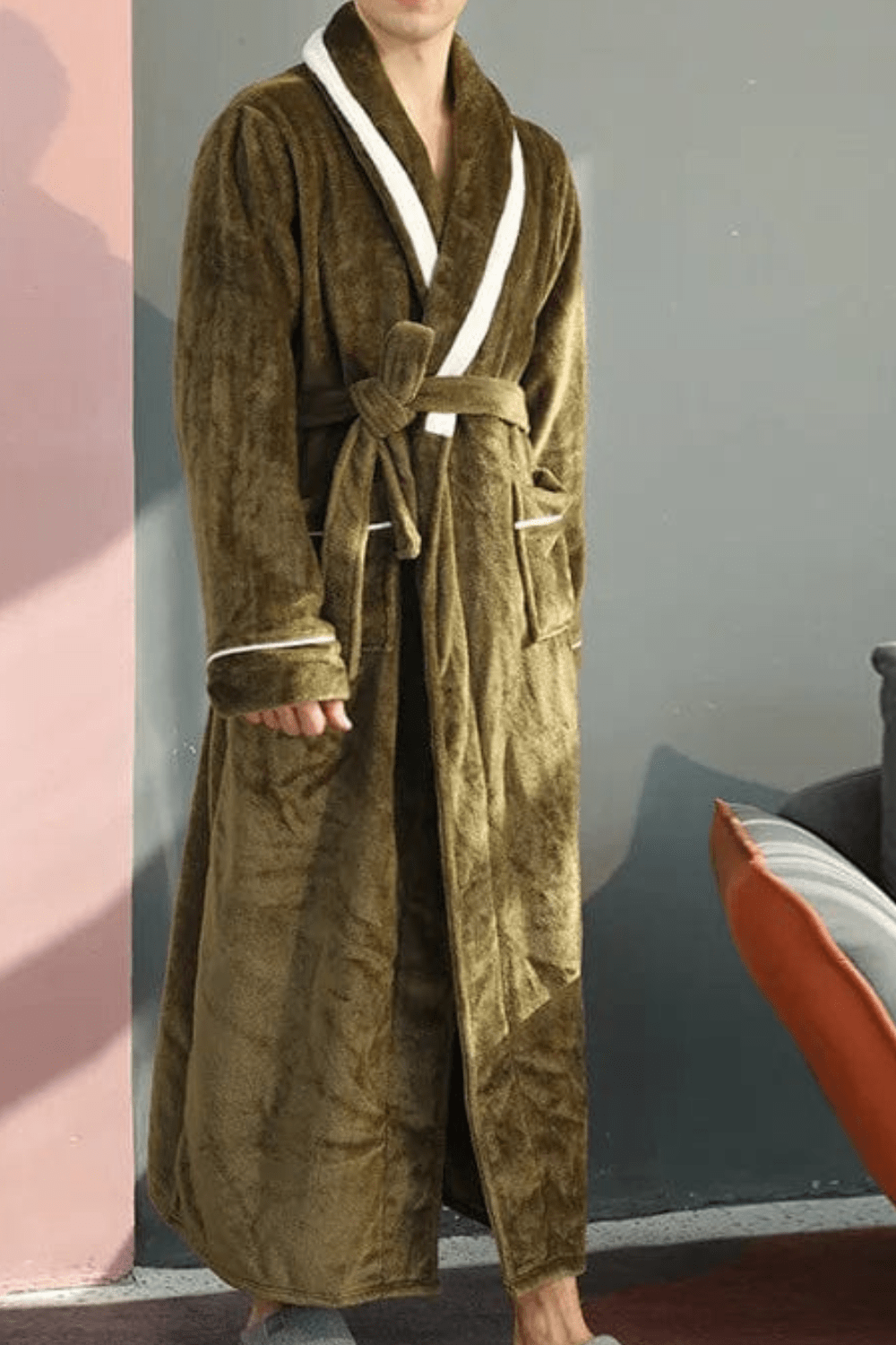 peignoir élégant pour homme