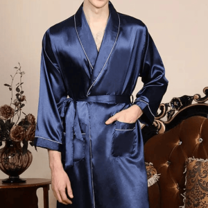 peignoir homme élégant
