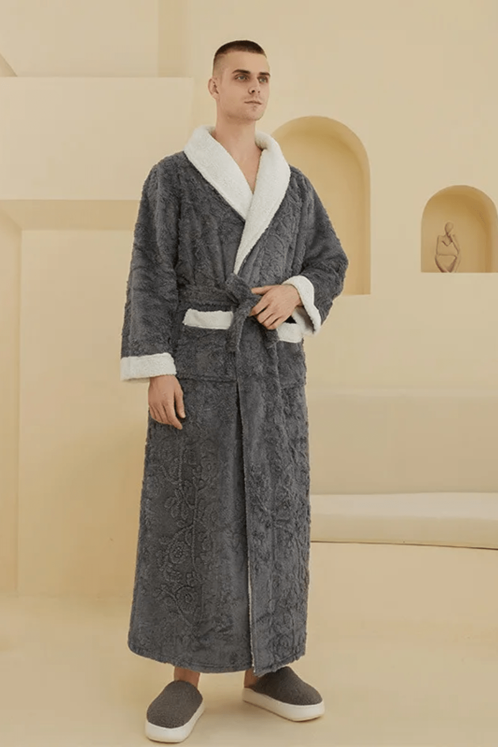 peignoir hôtel luxe en coton