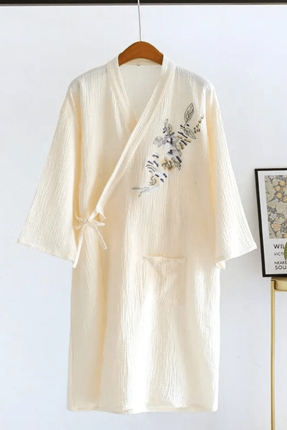 peignoir style japonais