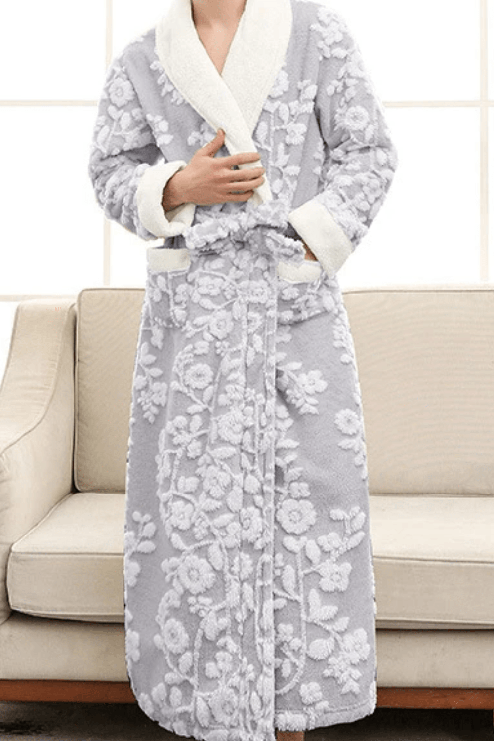 peignoir confort laine